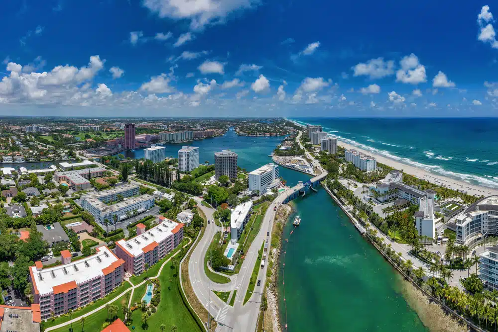 Boca Raton aerial view